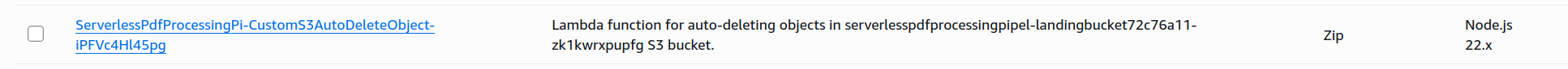 Auto Deletion Lambda