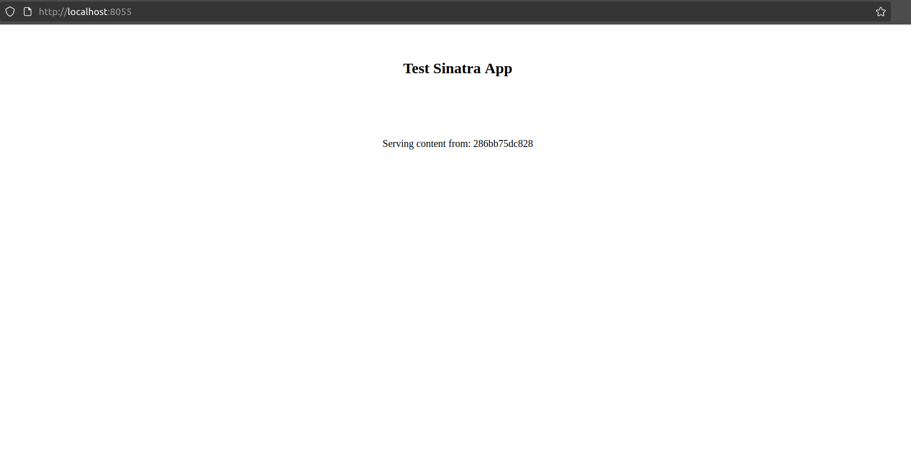 Test Sinatra App